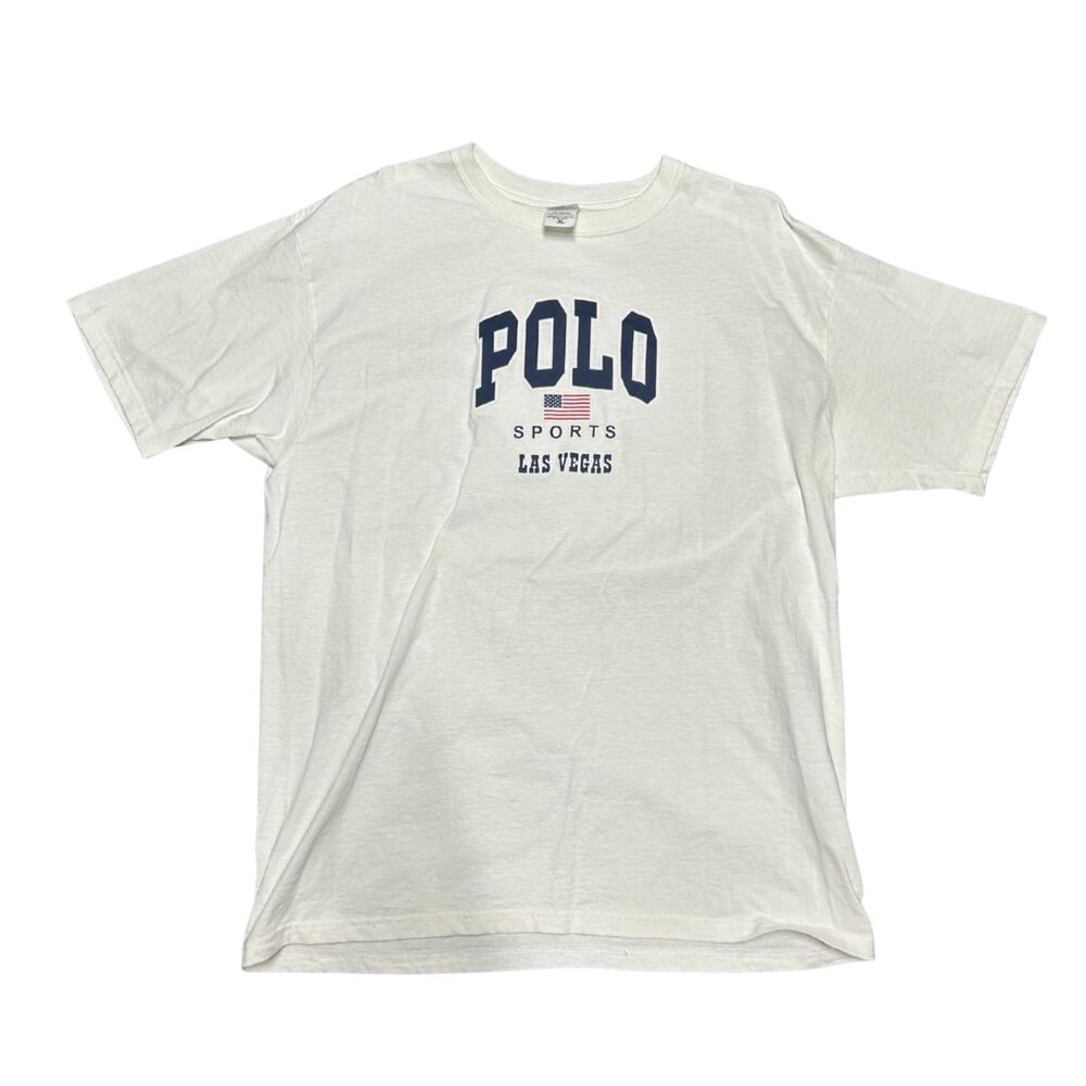 Anvil Polo Sports Las Vegas T‑Shirt – Men’s XL – Vintage Graphic Tee